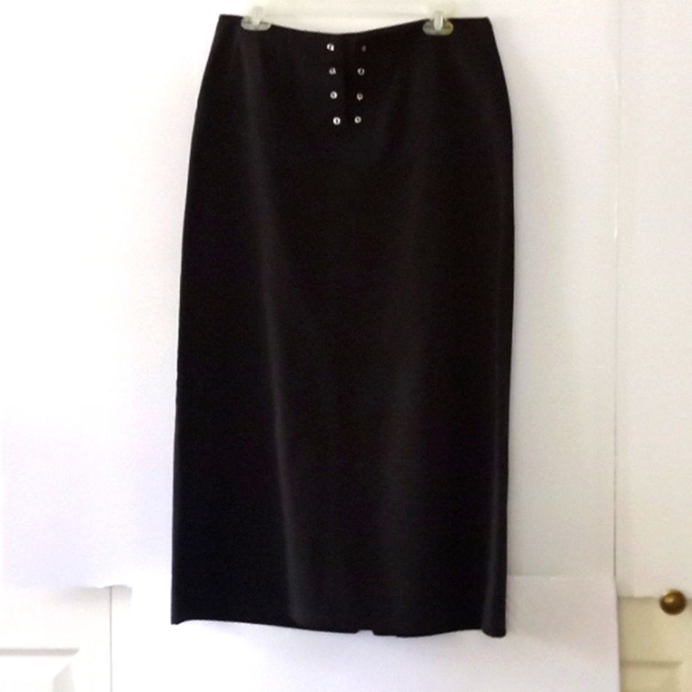 Of Khakis Vintage Women's A-Line Skirt - Size (L) - Black